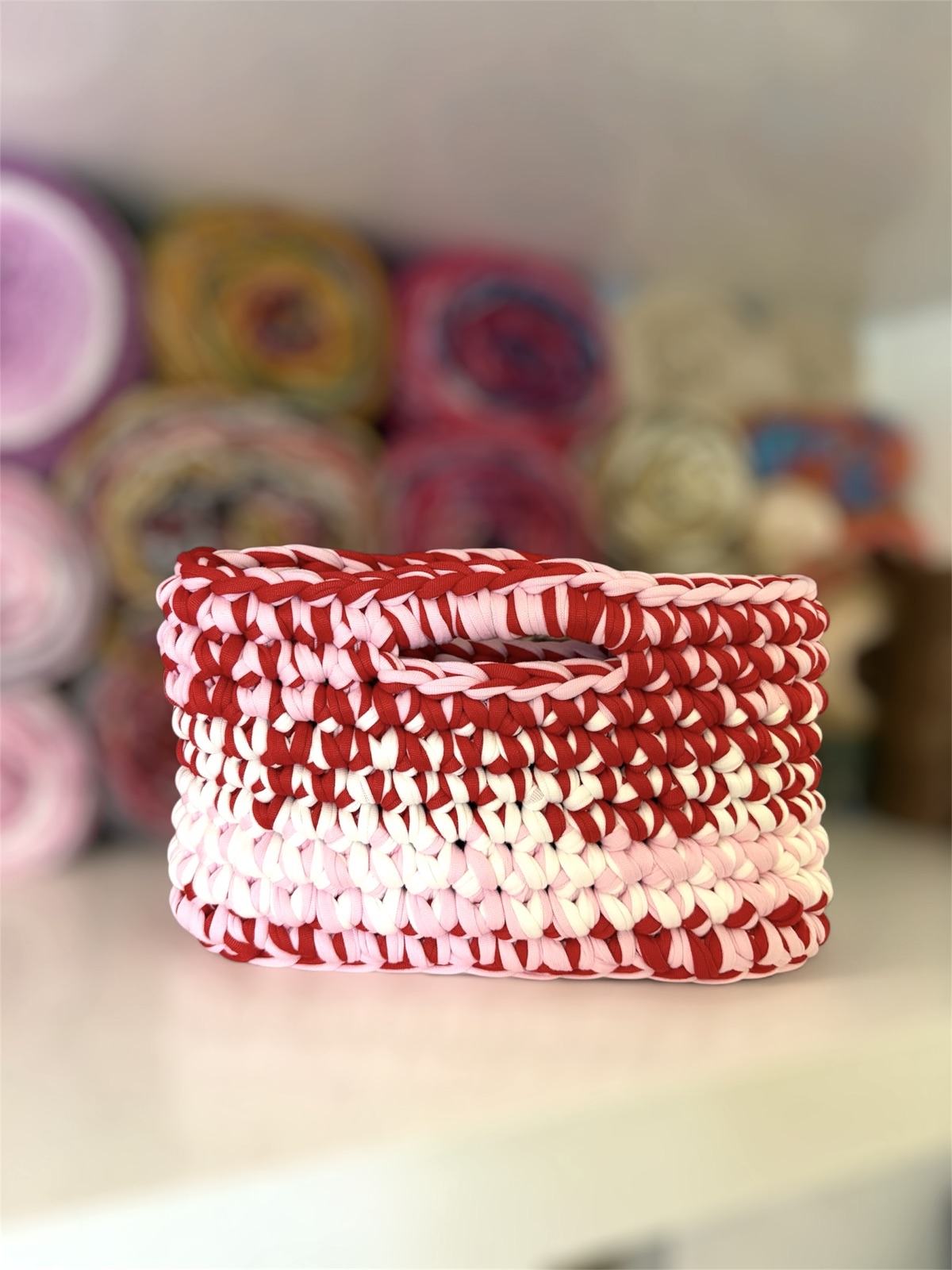 Nola Red Velvet — handmade crochet bags in the UAE